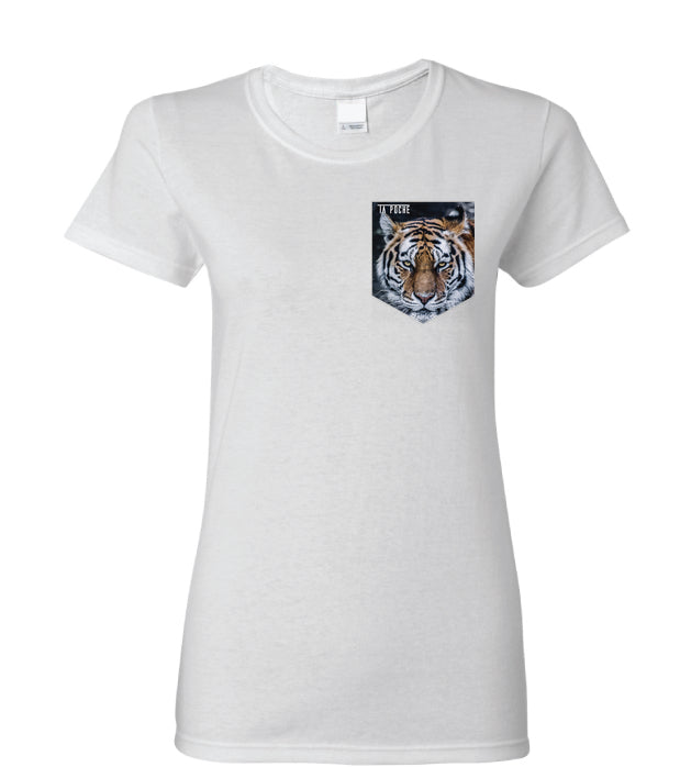 T-shirt à poche femme Jungle