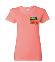 Load image into Gallery viewer, T-shirt à poche femme Juicy fruit
