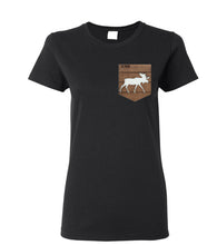 Load image into Gallery viewer, T-shirt à poche pour femme En foret
