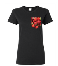 Load image into Gallery viewer, T-shirt à poche femme Juicy fruit
