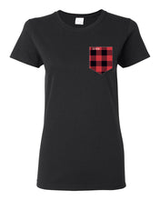 Load image into Gallery viewer, T-shirt à poche femme Les motifs
