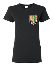 Charger l&#39;image dans la galerie, T-shirt à poche femme Jungle
