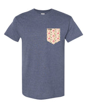 Load image into Gallery viewer, T-shirt à poche unisexe taille plus Jungle
