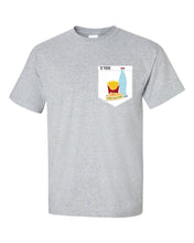 Charger l&#39;image dans la galerie, T-shirt à poche bébé Grosse bouffe
