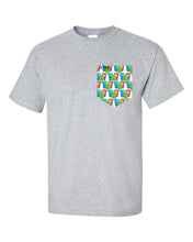 Charger l&#39;image dans la galerie, T-shirt à poche bébé Grosse bouffe

