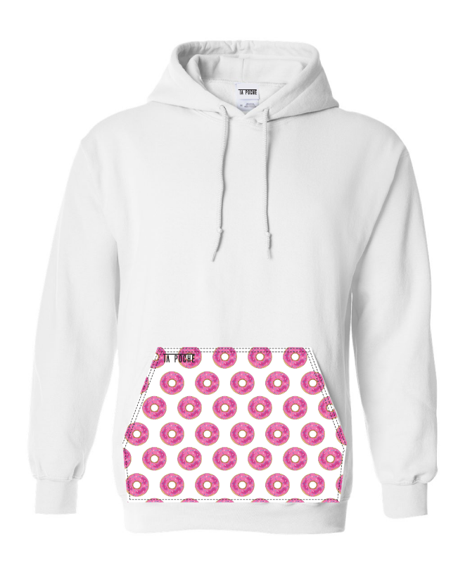 Hoodie unisexe à poche Grosse bouffe