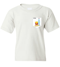 Load image into Gallery viewer, T-shirt à poche bébé Grosse bouffe
