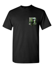 Load image into Gallery viewer, T-shirt à poche unisexe taille plus Jungle
