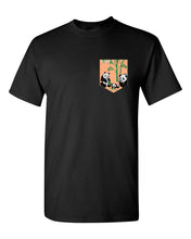 Load image into Gallery viewer, T-shirt à poche unisexe taille plus Jungle

