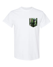 Load image into Gallery viewer, T-shirt à poche unisexe taille plus Jungle
